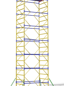 Вышка-тура стальная ВСР-4 (2,0x1,2)